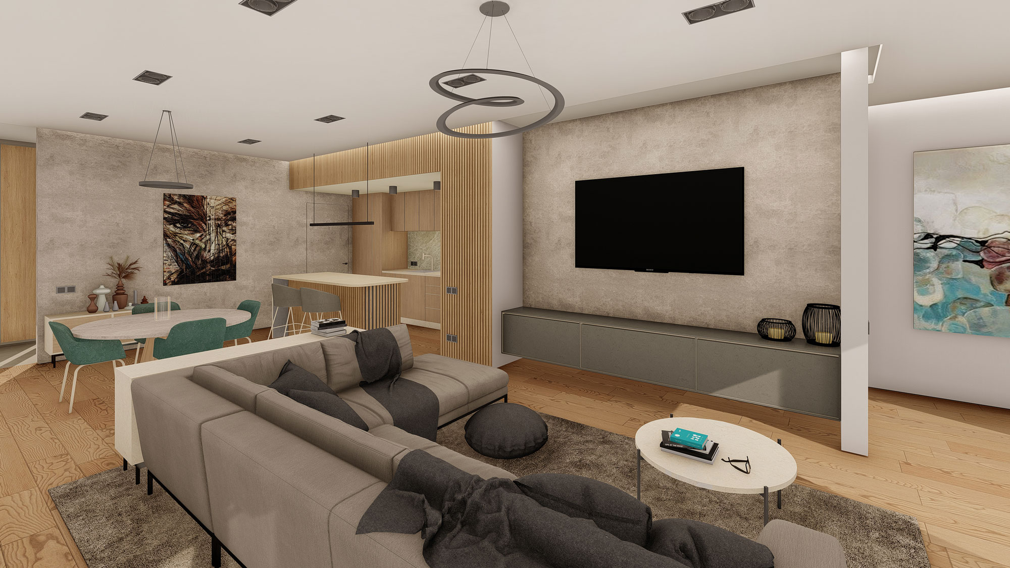 Viesistabas interjers