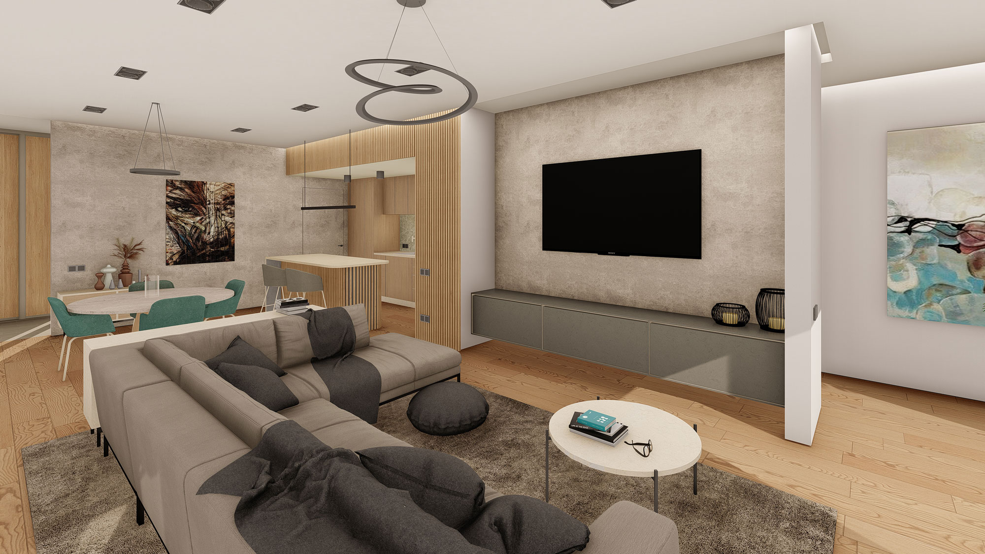 Viesistabas interjers